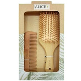 ALICE Brush & Comb Wooden Set