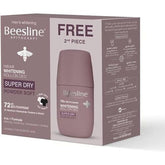 Beesline Whitening Roll On Deodorant Super Dry Powder Soft Offer 2*50ml