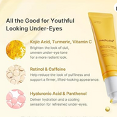 medicube Eye Serum with Kojic Acid Turmeric | All-Day Brightening Eye Gel Serum 30ml