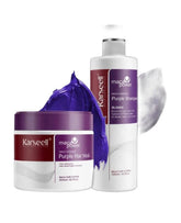 Karseell Maca Power Purple Hair Mask 500ml & Purple Shampoo Blonde 500ml