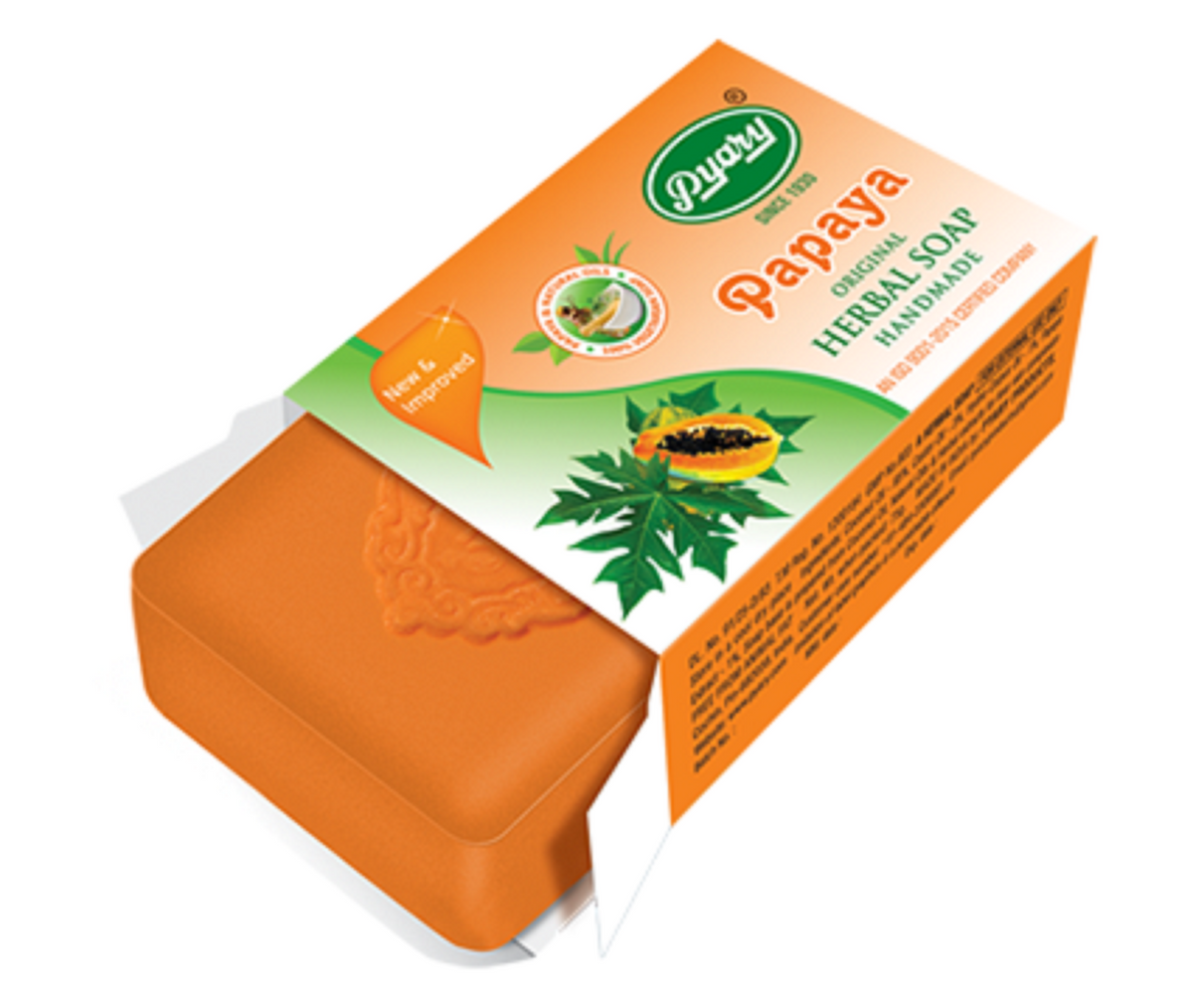 Pyary Papaya Original Herbal Soap Handmade