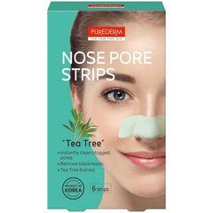 Purederm nose pore strips tea tree 6 strips