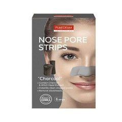 Purederm nose pore strips charcoal 6 strips