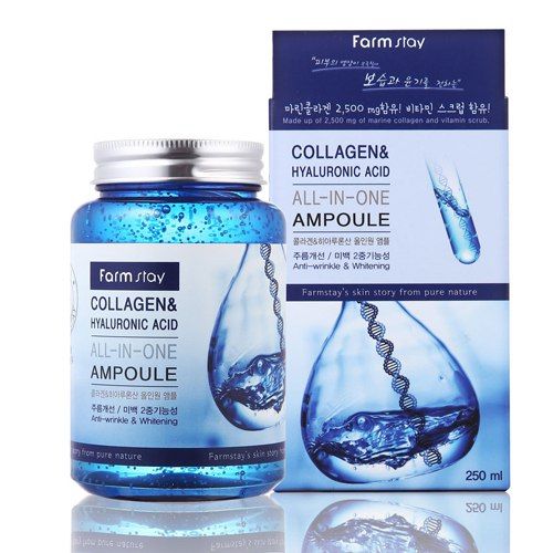 Farmstay Collagen & Hyaluronic Acid All In One Ampoule - 250ml