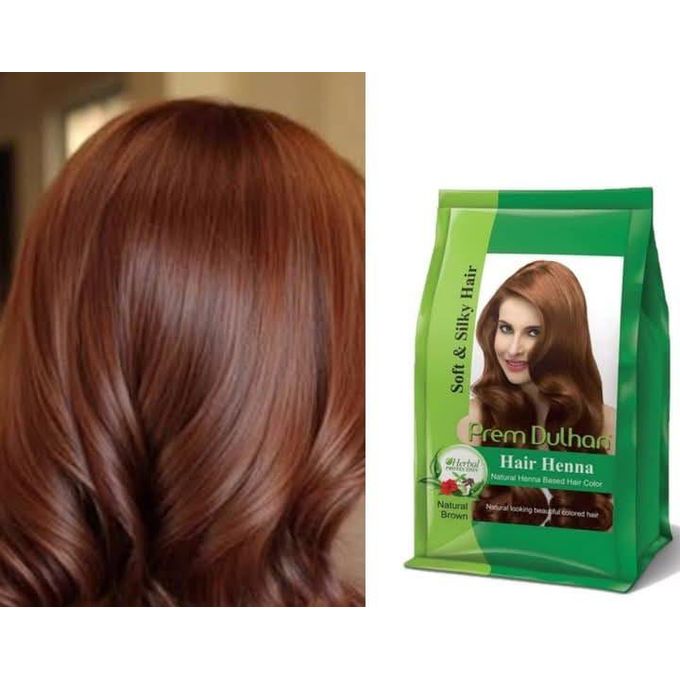 Prem Dulhan Hair Color Hair Henna Natural Brown 125g