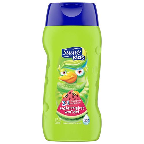 Suave 2 In 1 Kids Shampoo And Conditioner - Watermelon Wonder - 355ml