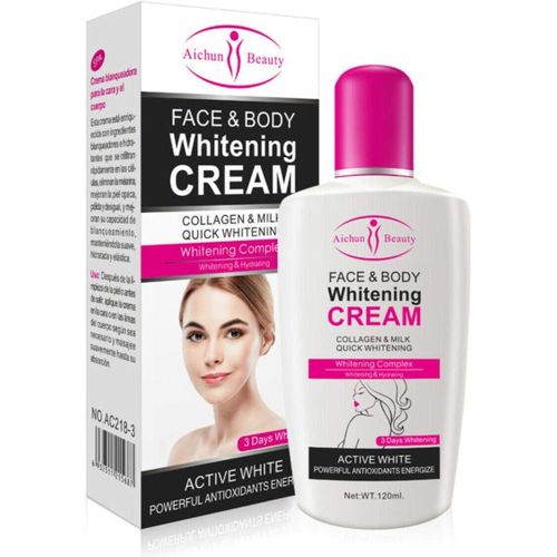 Aichun Beauty Whitening Complex Collagen Milk Face & Body Cream 120ml