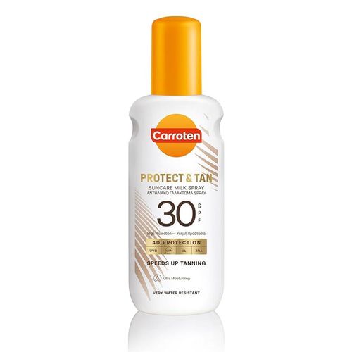Carroten Protect & Tan Suncare Milk Spray SPF30 200ml