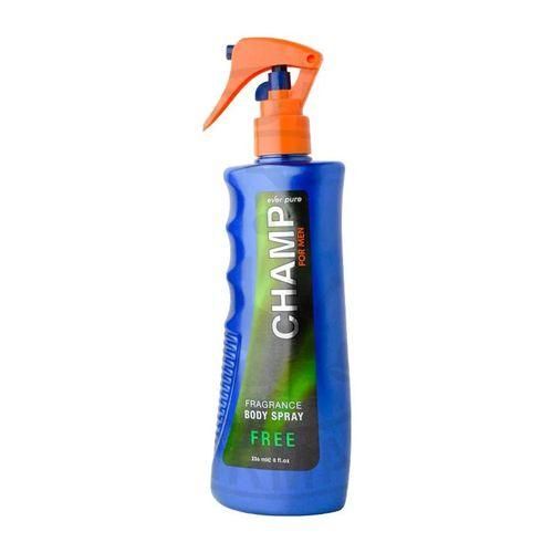 Champ ever pure free body spray for men 236ml
