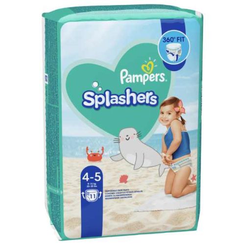 Pampers Splashers (4-5) 9-15kg Disposable Swim Pants 11 Diapers