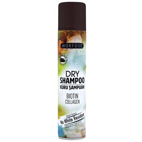 Morfose for brown color hair dry shampoo biotin collagen 200ml