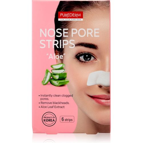 Purederm Nose Pore Strips Aloe 6 Strips