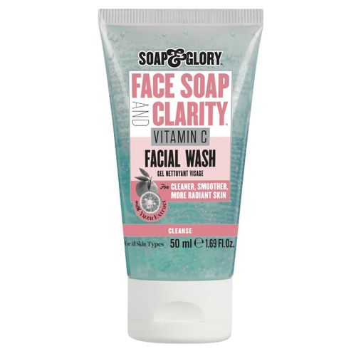 SOAP & GLORY face soap and clarity vitamin c facial wash 50ml