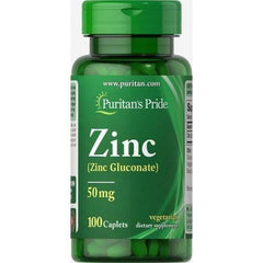 Puritan'S Pride Zinc Gluconate 50mg 100 Tablets