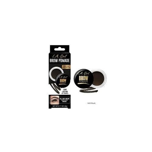 LA Girl soft black GBP366 brow pomade long lasting gel formula 3g