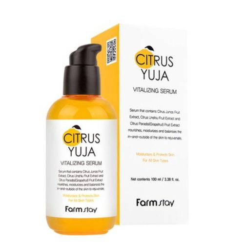 Farmstay Citrus Yuja Vitalizing Serum For All Skin Types 100ml