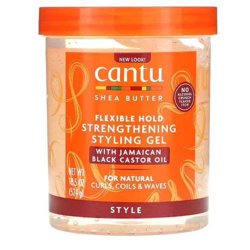 Cantu Flexible Hold Moisture Retention Styling Gel With Jamaican Black Castor Oil 524g