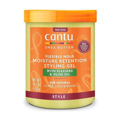 Cantu Flexible Hold Moisture Retention Styling Gel With Flaxseed & Olive Oil 524g