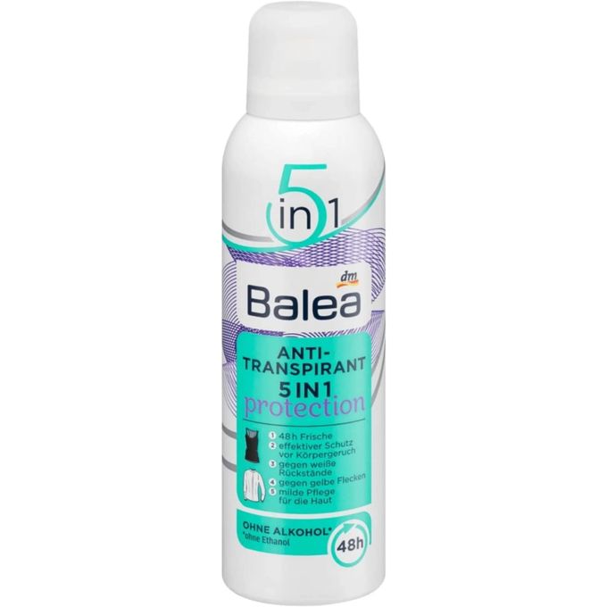 Balea Anti Tracendental 5 In 1 Protection Body Spray - 200 Ml