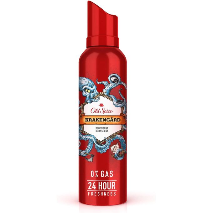 Old Spice Krakengard No Gas Deodorant Body Spray for Men - 140ml