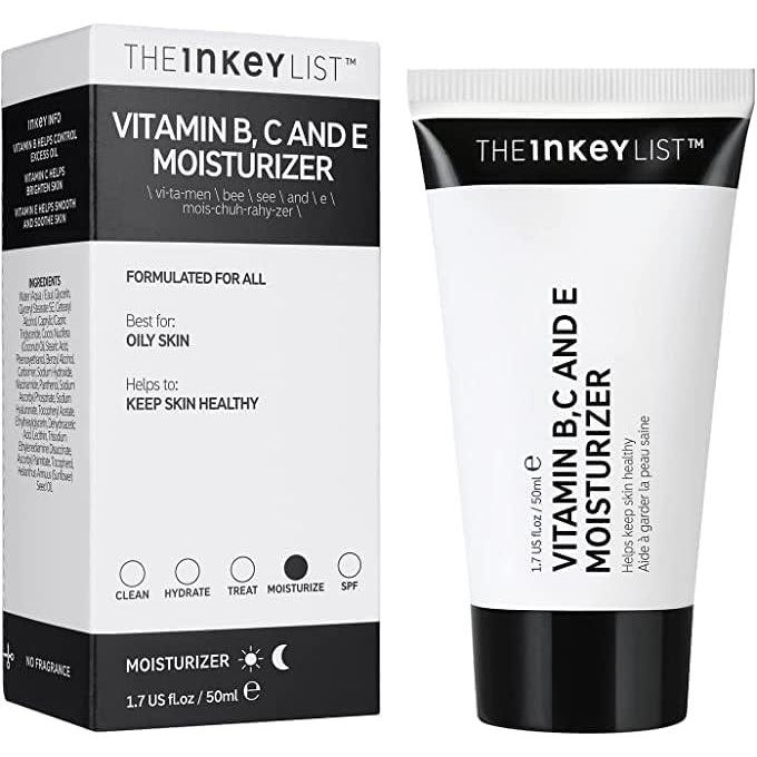 The INKEY List Vitamin B, C and E Moisturizer for Oily Skin - 50ml