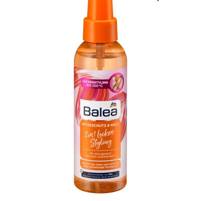 Balea Heat Protection & Hold 2-in-1 Curl Styling Spray 150ml