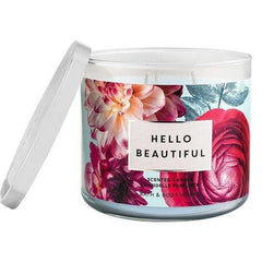 Bath & Body Works Hello Beautiful 3-Wick Candle 411g