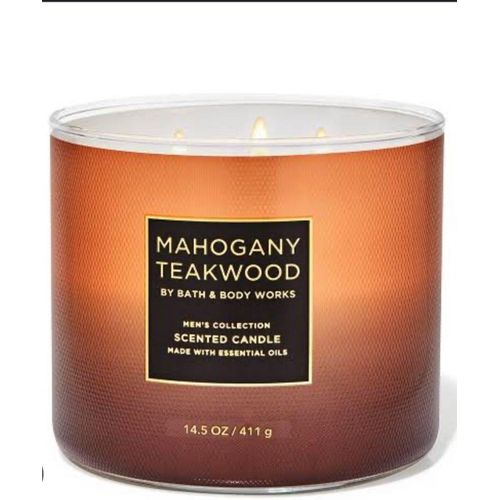 Bath & Body Works Mahogany Teakwood 3-Wick Scented Candle 411g