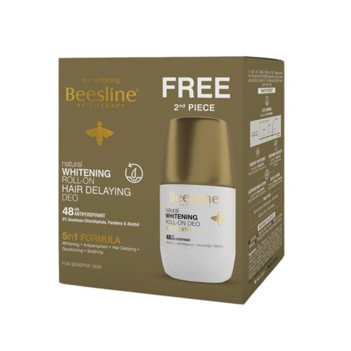 Beesline Whitening Roll-On Hair Delaying Deodorant Offer 2*50ml