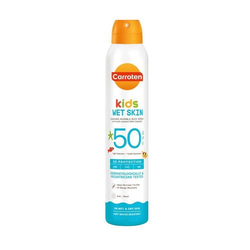Carroten Kids Wet Skin Suncare Invisible Body Spray SPF50 200ml