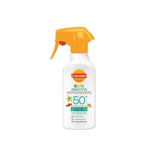 Carroten Kids Sensitive Suncare Face & Body Milk Spray SPF50+ 270ml