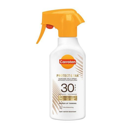 Carroten Protect & Tan Suncare Milk Spray SPF30 270ml