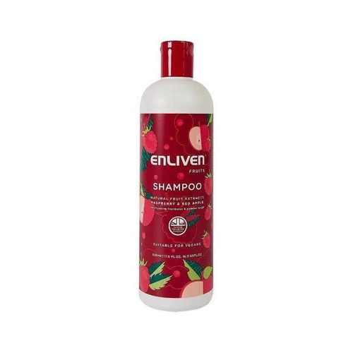 Enliven Natural Fruit Extracts Raspberry & Red Apple Shampoo - 500ml