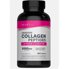 Neo Neocell Collagen Peptides + Vitamin C & Biotin 6000mg 360 Tablets