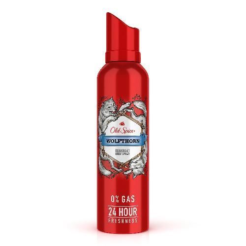 Old Spice Wolfthorn Deodorant Body Spray for Men, 140ml
