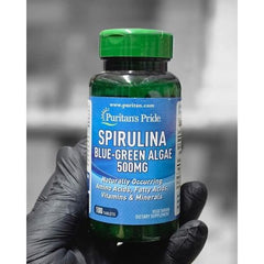 Puritan'S Pride Spirulina Blue-Green Algae 500mg 100 Tablets
