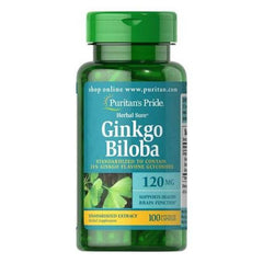 Puritan'S Pride Ginkgo Biloba Standardized Extract 120 MG-100 Capsules