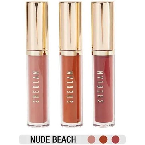 SHEGLAM Nude Beach Matte Mini Liquid Lipstick Set