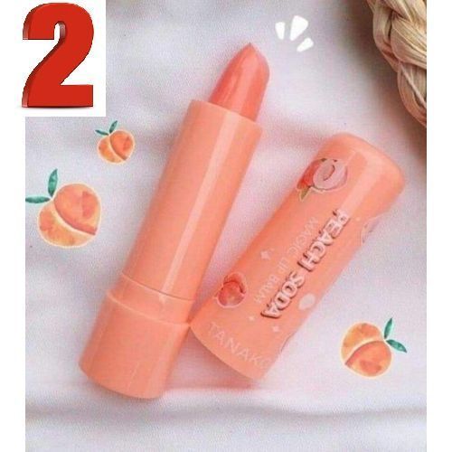 Tanako Peach Soda Lip Balm 2pcs