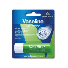 Vaseline Lip Therapy Aloe Vera Soothing Hydration for Soft Lips 4.8g