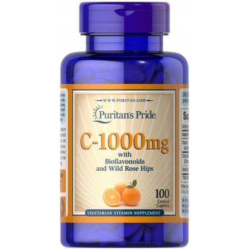 Puritan'S Pride C-1000mg Vegetarian 100 Coated Caplets