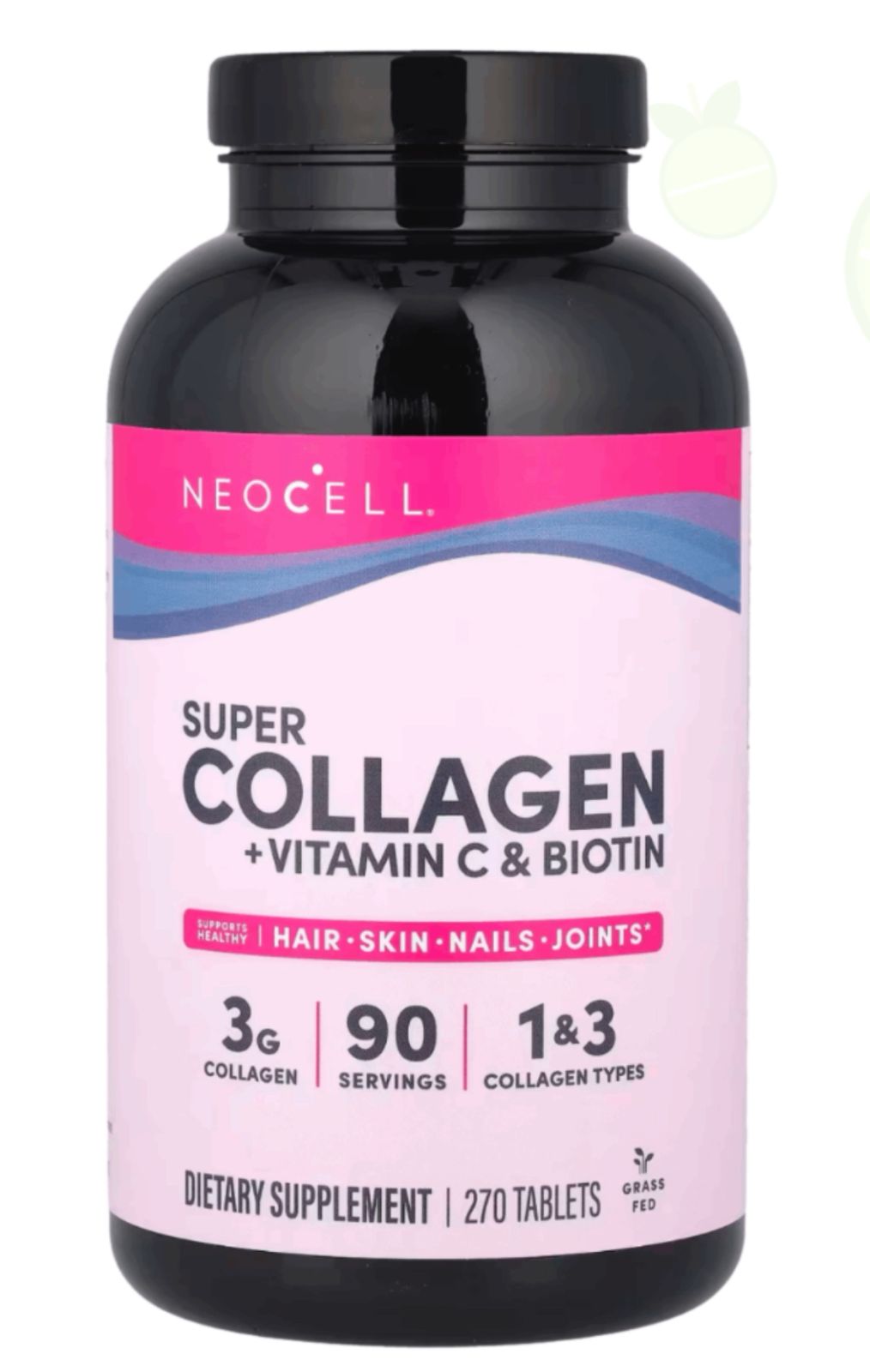 Neocell Super Collagen + Vitamin C & Biotin, 270 Tablets