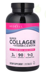 Neocell Super Collagen + Vitamin C & Biotin, 270 Tablets
