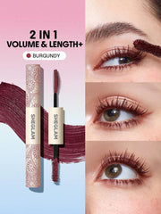 SHEGLAM All-In-One Volume and Length Mascara-waterproof burgundy