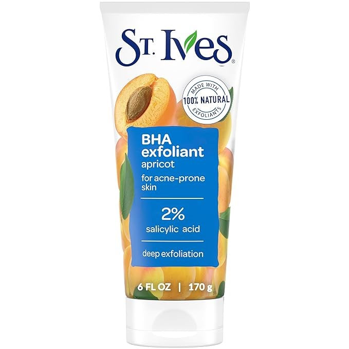 St Ives BHA Exfoliant Apricot For Ance-Prone skin 2% Salicylic Acid 170g