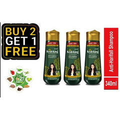 Emami Kesh King Anti-Hair Fall Shampoo - 3 × 340 Ml - Buy 2 Get 1 Free