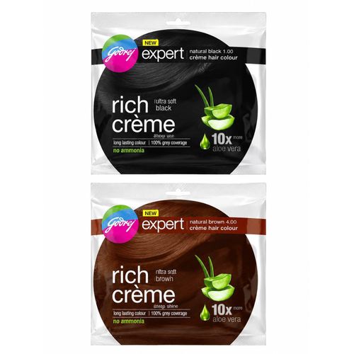 Godrej Rich Creme Natural Borwn + Natural Black