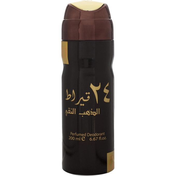 Lattafa 24 Karat Pure Gold Deodorant Spray 200 ml