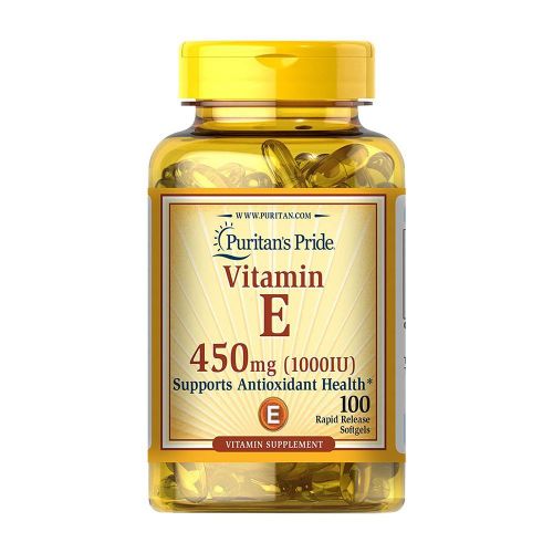Puritan'S Pride Vitamin E 450mg (1000IU) 100 Rapid Release Softgels