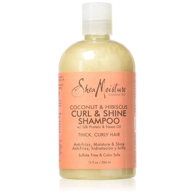 Shea Moisture Coconut & Hibiscus Curl & Shine Shampoo - 384 Ml